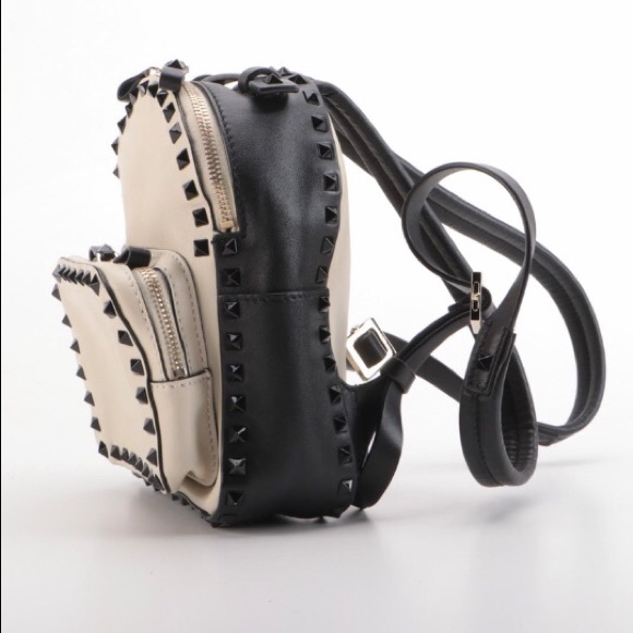 Valentino Garavani Rockstud Leather Backpack Purse main image 4